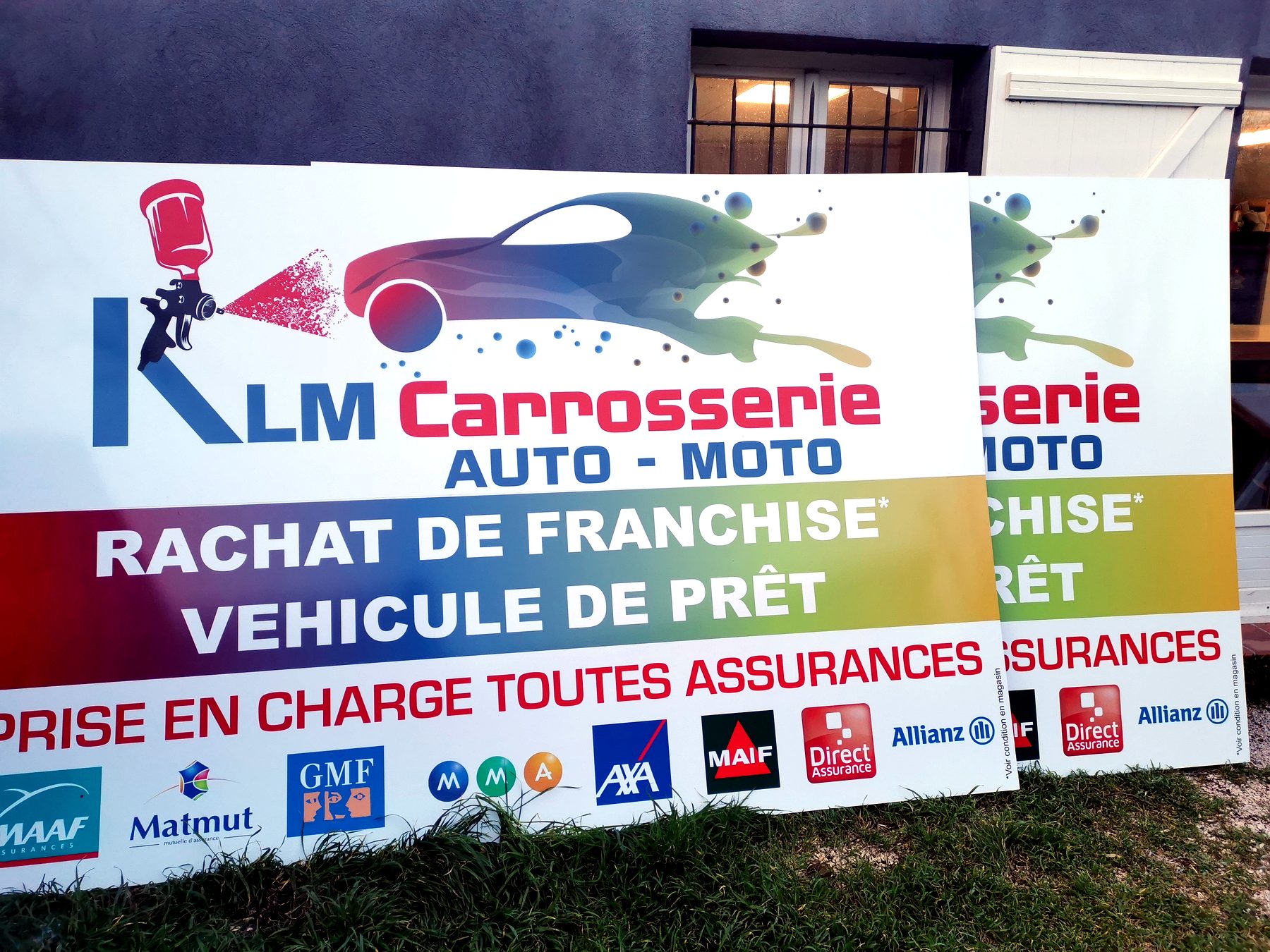 Enseigne dibond — 102_bache-publicitaire-klm-carrosserie