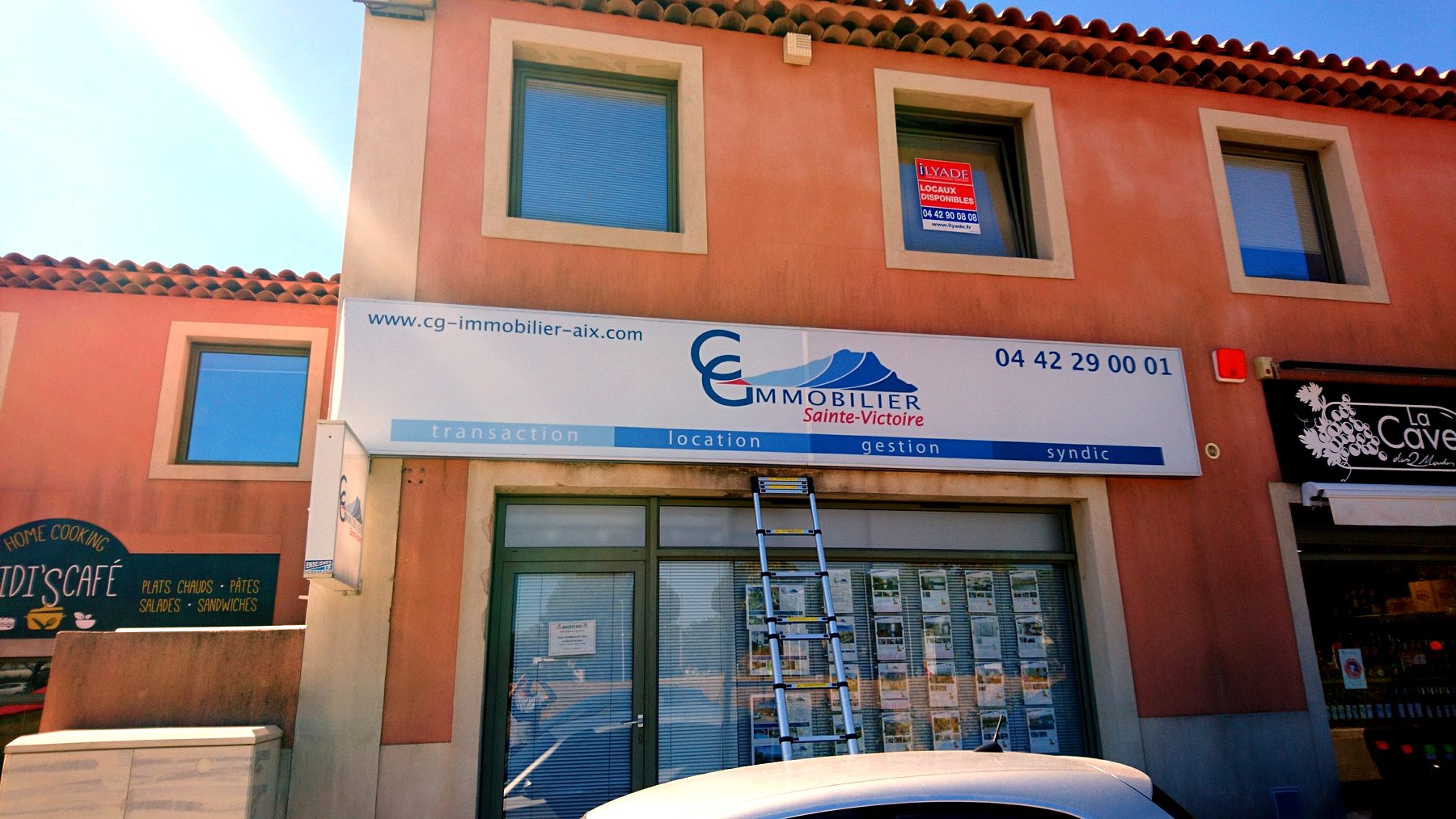 Enseigne dibond — 153_enseigne-agence-immobiliere-maison-pierre
