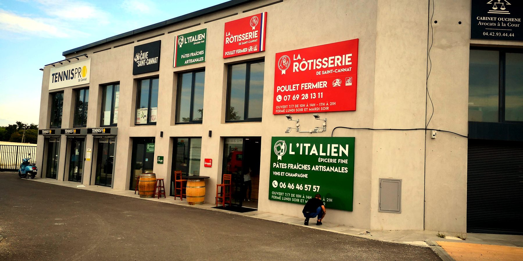 Enseigne dibond — 185_enseignes-centre-commercial-litalien