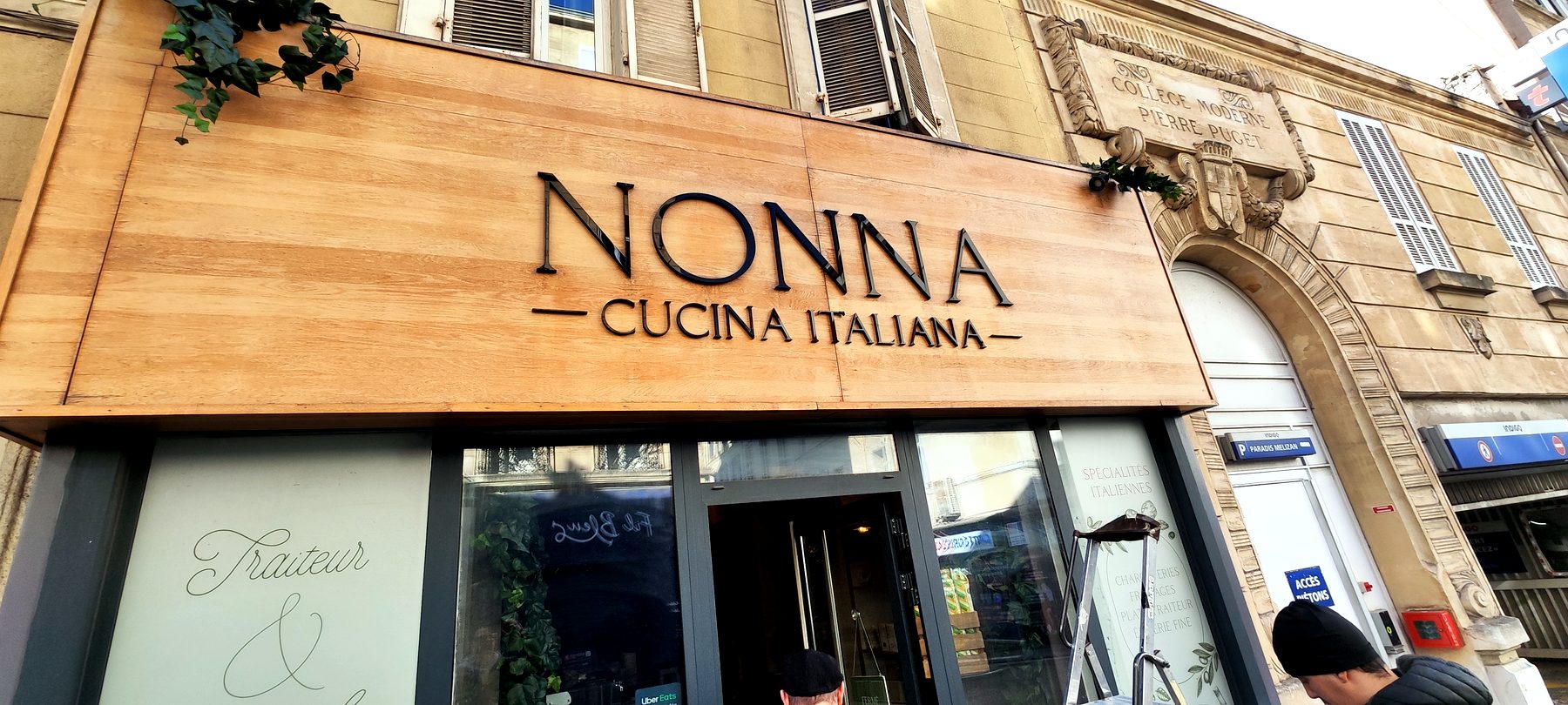 Enseigne relief — 078_enseigne-relief-nonna-cucina-italiana