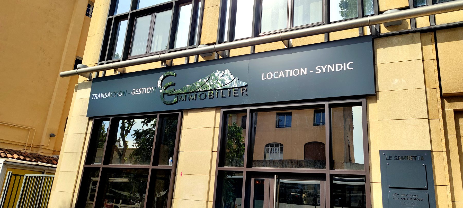 Enseigne relief — 276_plaque-syndic-crescas