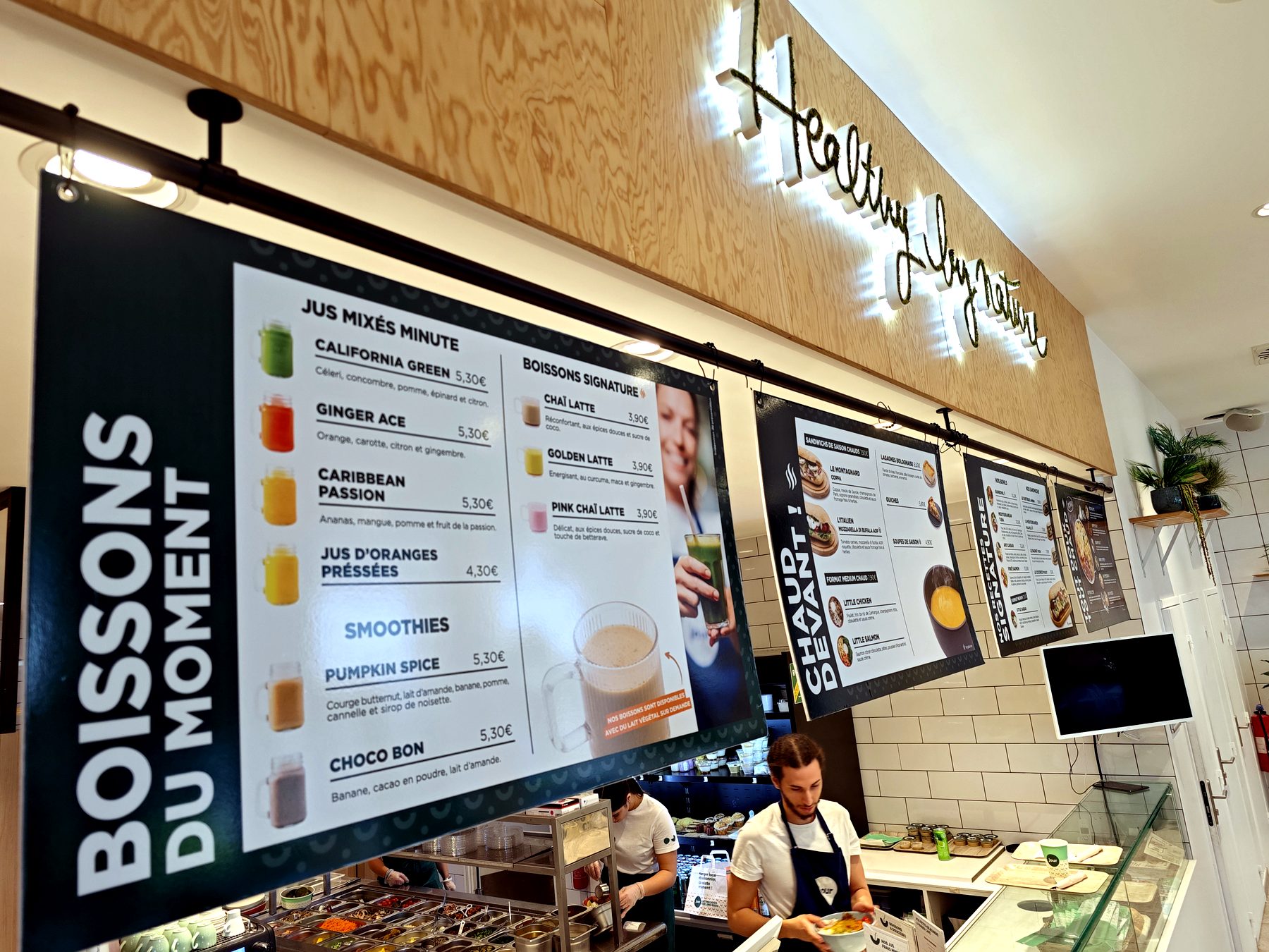 Signalétique intérieure — 087_menu-lumineux-boissons-interieur
